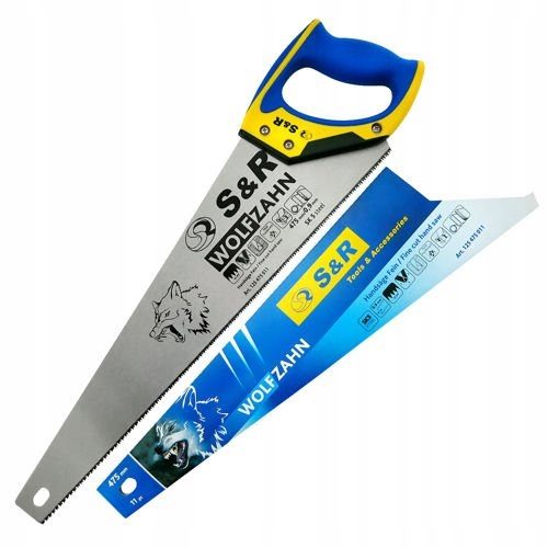 S&R Пила ручная płatnica для дерева, с ergo кронштейном сталь SK5 11TPI 475 мм, фото 1