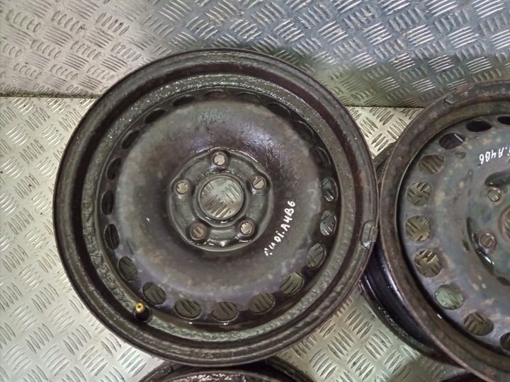 4× Штампованный диск Audi OE 6.0" x 15" 5x112, фото 3