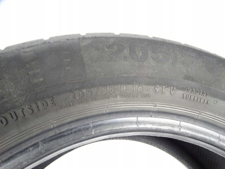 2× Шина летняя Continental ContiEcoContact 5 205/55R17 95 В усилитель (XL), фото 4