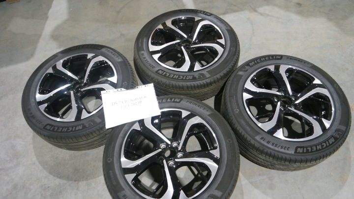 КОЛЕСА ЛИТЫЕ ДИСКИ DS7 CROSSBACK РЕСТАЙЛИНГ 2023 г. 225/55 R18, фото 1