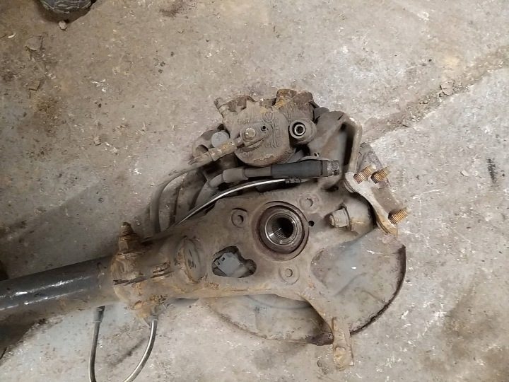 Seat Leon III 5F 12-19 поворотный кулак со ступицей левый стойка подвеска, фото 3