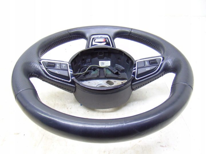 РУЛЬ КОЖА ПЕРФОРИРОВАННАЯ МУЛЬТИФУНКЦИОНАЛЬНАЯ AUDI A4 B8 РЕСТАЙЛИНГ S-LINE 8K0419091CA, фото 3