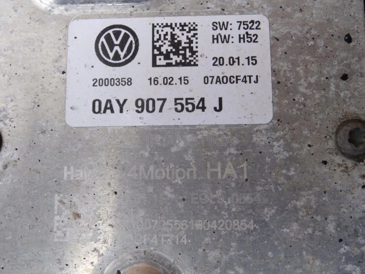 AUDI Q3 8U QUATTRO 2.0 TDI ДИФФЕРЕНЦИАЛ HALDEX 0AY907554J 0AY525010F, фото 11