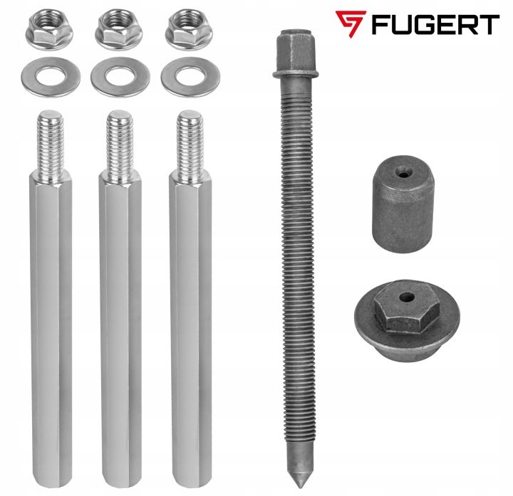 Съемник для подшипников Fugert сталь hartowana 45-105 мм с кейсом, фото 6