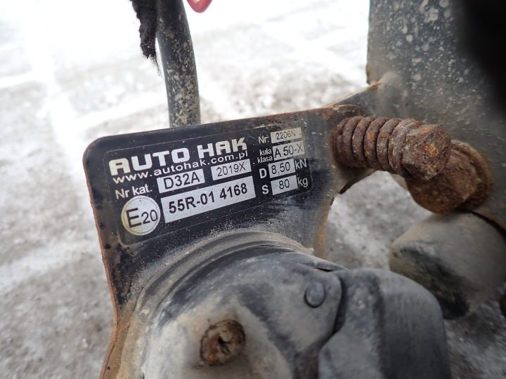 СЪЕМНЫЙ фаркоп для Mercedes КЛАСС B W245 5 DRZ. 03.2005-10.2011, фото 9