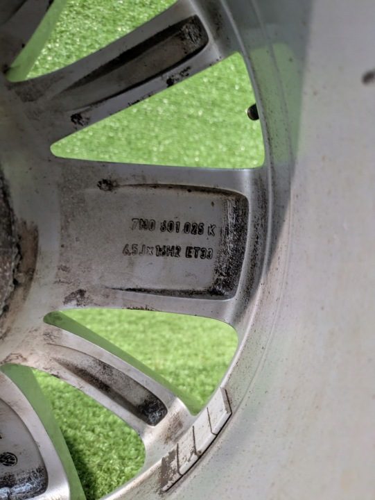 Литой диск Volkswagen OE SHARAN 6.5" x 16" 5x112 ET 33, фото 6