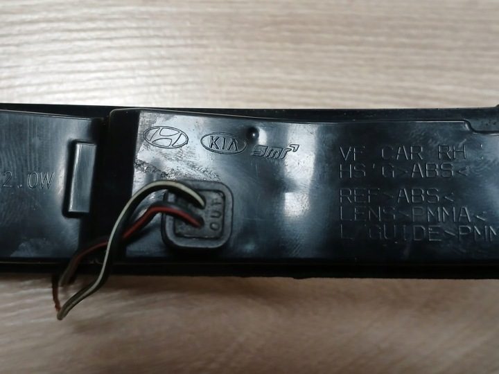 Hyundai I40 12-19r. поворотник LED правого зеркала OE, фото 7