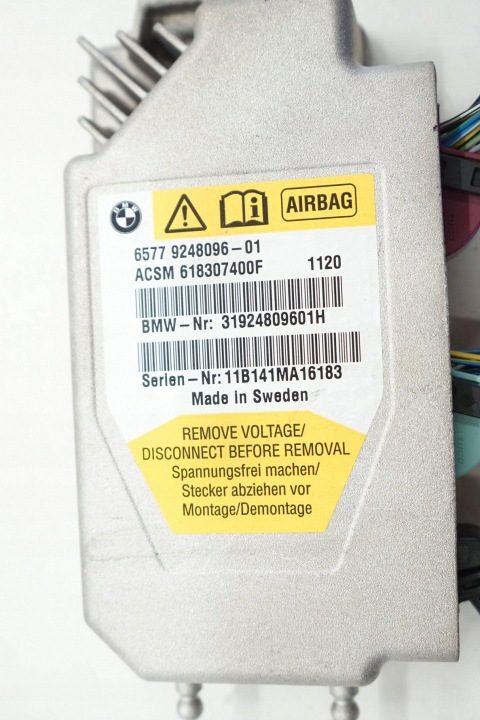 BMW 5 F10 F11 11 г. модуль датчик Airbag 9248096, фото 2