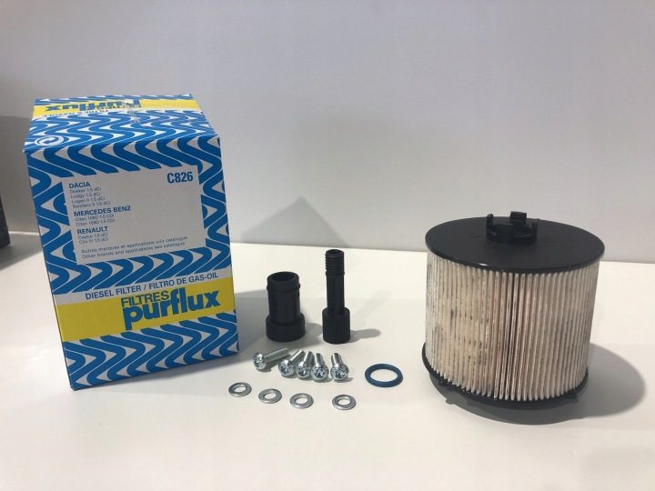 Топливный фильтр Purflux вкладыш дизель C826, фото 9