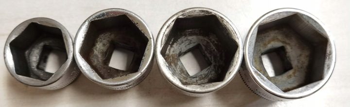 Насадки 6-kątne ELORA 1/2" 24-32mm 4 шт., фото 3