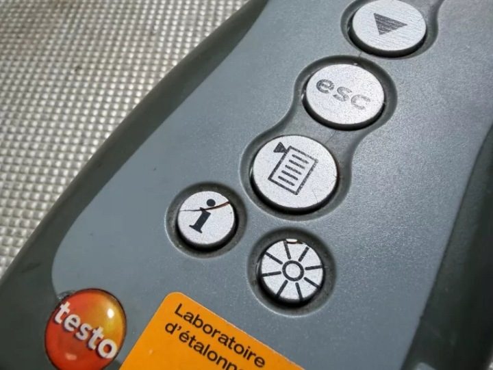 ANALIZATOR ВЫХЛОПНЫХ ГАЗОВ TESTO 327-1 + ЗОНД + ПРИНТЕР TESTO PRINTER 0554 0549, фото 5