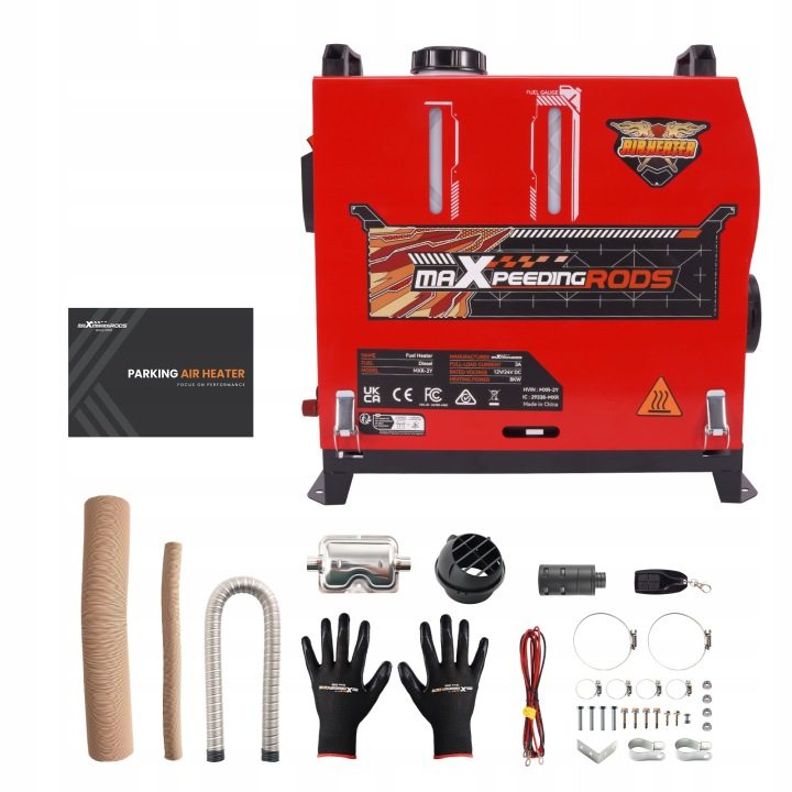 Maxpeedingrods Автономный отопитель на масло приводное, AP BT 8 кВт 12 В V524, фото 12