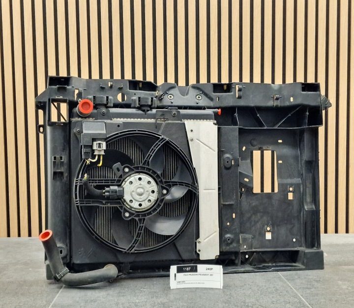 Передняя панель радиаторов Citroen C2 C3 DS3 Peugeot 207 208 2008 OE 9653804080, фото 1