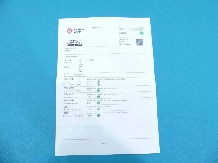 ПРОВЕРЕННАЯ ФОРСУНКА ALFA ROMEO 147 1.9 JTD 0445110119, фото 3