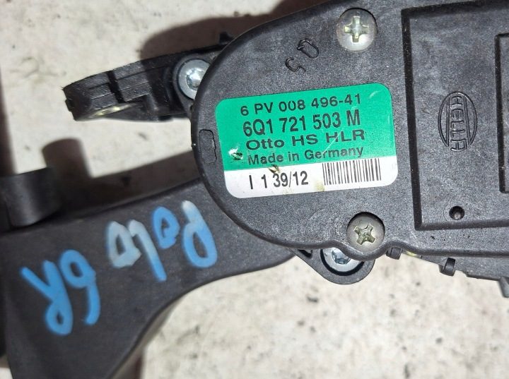 VW Polo V 6R 09- педаль датчик педали газа 6Q1721503M, фото 3