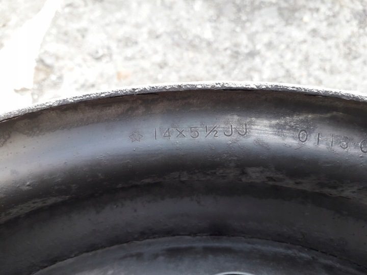 4× Штампованный диск Kia OE 0 5.5" x 14" 4x100 ET 43, фото 5