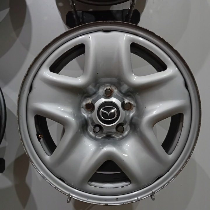 4× Штампованный диск Mazda OE 7.0" x 17" 5x114.3 ET 50, фото 5