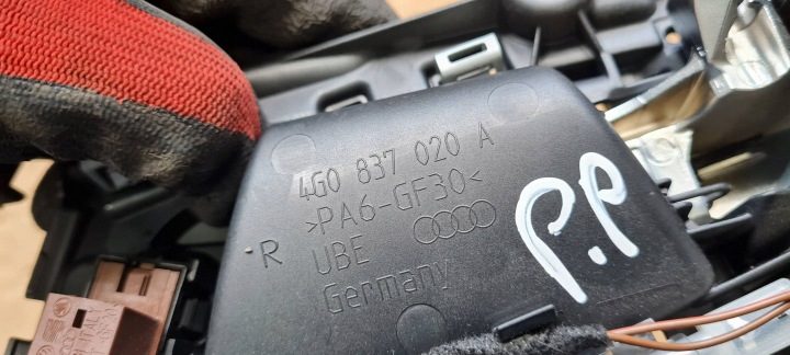 A6 C7 4G РЕСТАЙЛИНГ РУЧКА ДВЕРИ ПРАВАЯ ПЕРЕДНЯЯ ВНУТРЕННЯЯ 4G0837020A, фото 15