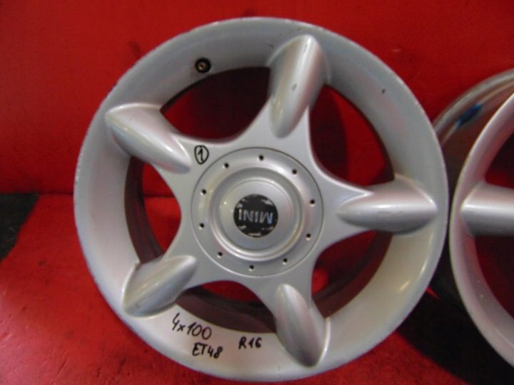 4× Литой диск Mini OE 4x100 6.5" x 16" 4x100 ET 48, фото 2