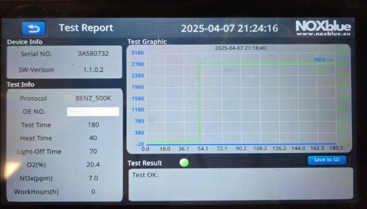 ДАТЧИК NOX MERCEDES A0009053503 A 000 905 35 03 00090503503 OEM, фото 2