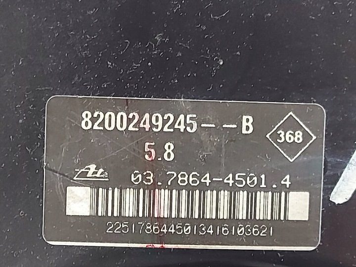 Главный тормозной цилиндр Вакуумный усилитель 8200249245B 03786445014 Modus Clio 3 Renault ATE, фото 4