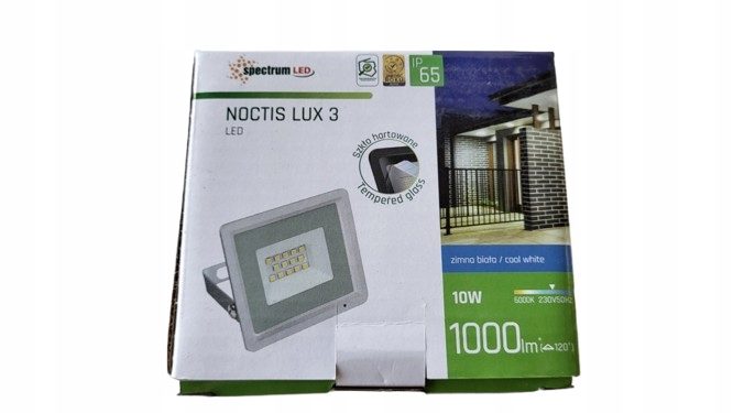 Прожектор Noctis LUX-3 LED 10W barwa zimna белый, фото 1