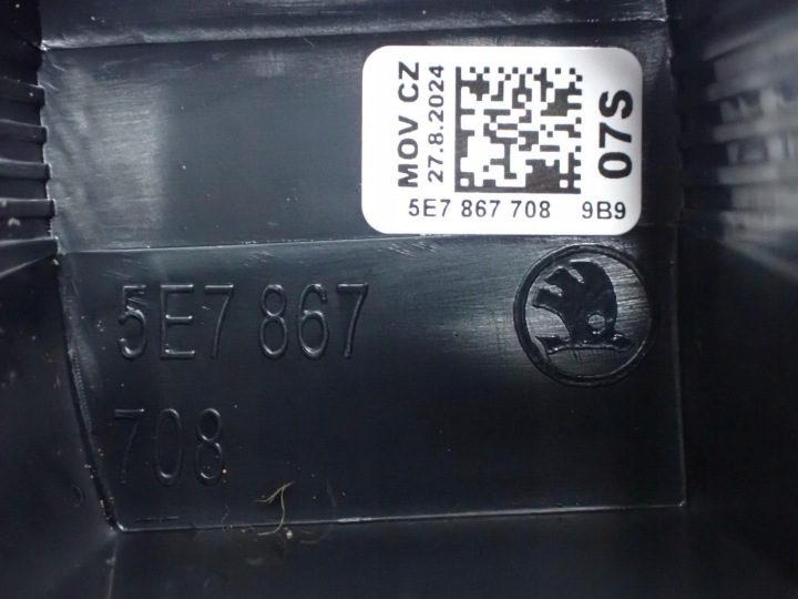 ШТОРКА ЗАДНЯЯ БАГАЖНИКА 5E7867708 SKODA OCTAVIA IV 5E3 УНИВЕРСАЛ 24 г., фото 3