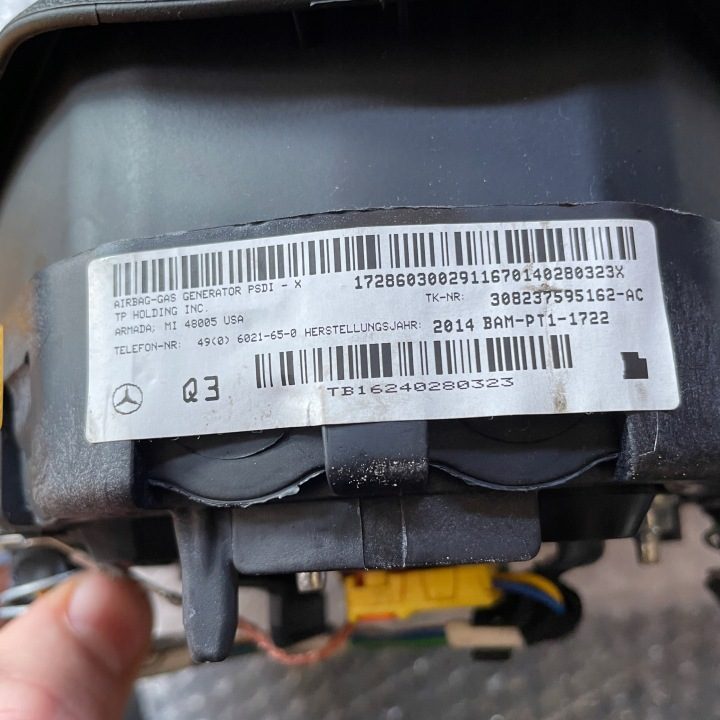 Mercedes CLA W117 W246 CLA45 45 AMG Подушка Водителя AIRBAG 1728603002, фото 6