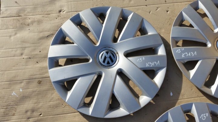 Колпак Volkswagen OE Оригинальный 15" серебристый, фото 4