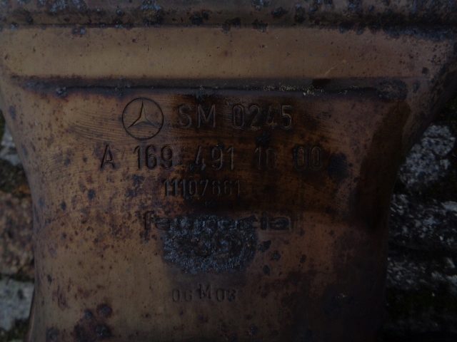 Глушитель Mercedes B200 Турбо W245 W169 A200 наконечника хром, фото 4