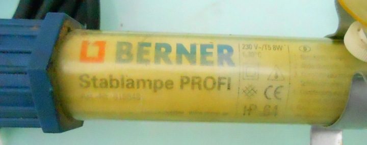 Фонарь BERNER STABLAMPE PROFI IP 64, на przyssawki, фото 2