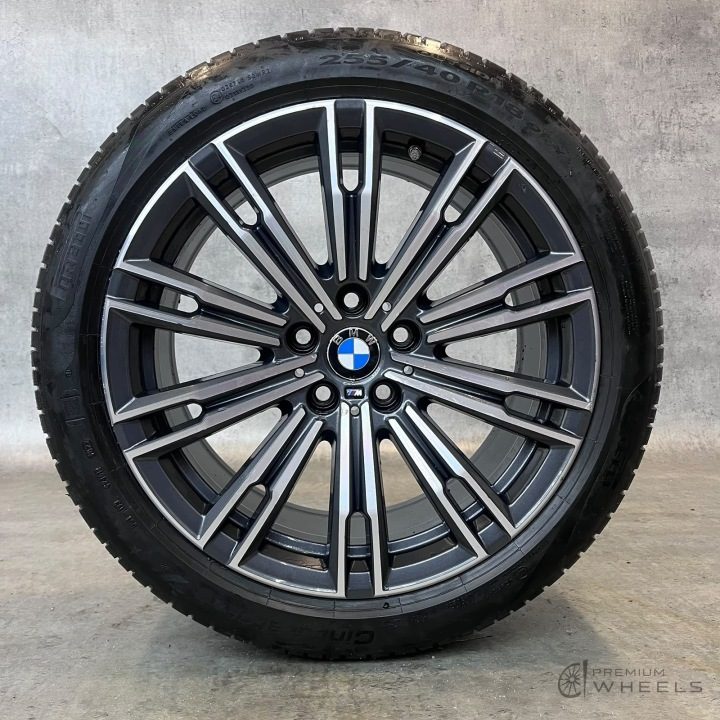 18” OEM колеса диски BMW серия 3 4 G20 G21 G22 790M 8089890 8089891 Pirelli, фото 5