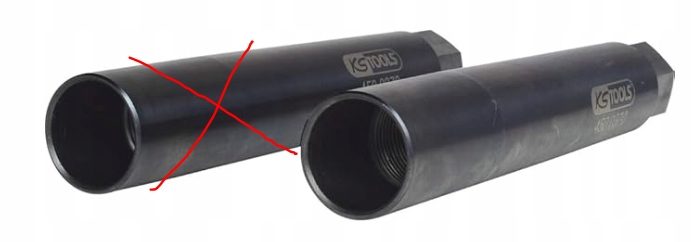 KS Tools 450.0370 tulea centrująca болты колес, M22x1,5 1 шт., фото 1