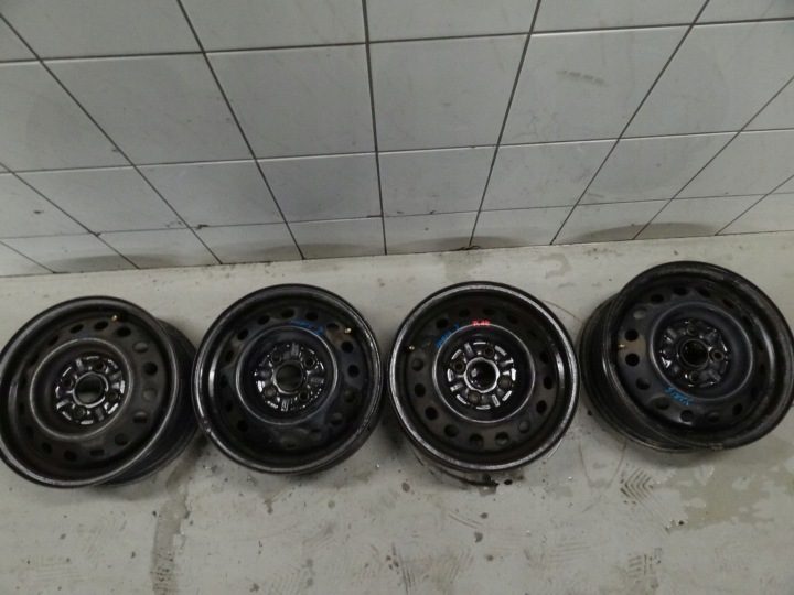 4× Штампованный диск Toyota OE SDT50156 5.5" x 14" 4x100 ET 45, фото 1