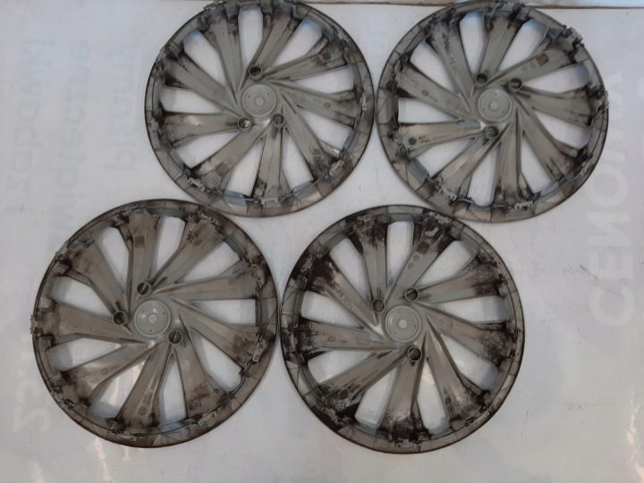 4× Колпак Volkswagen OE Оригинальный 15" серебристый, фото 9