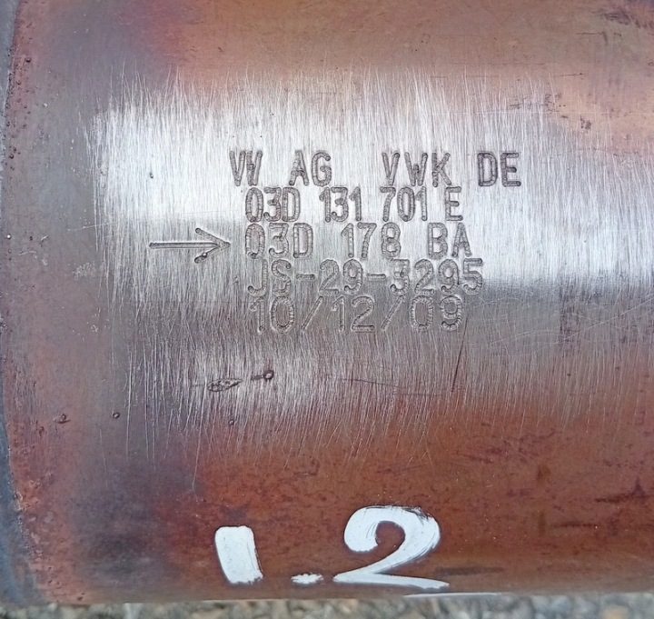 03d131701e катализатор 1.2 VAG, фото 3