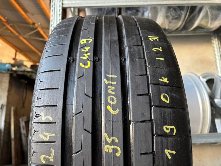 Шина летняя Continental SportContact 6 245/35R19 93 Y защита диска, усилитель (XL) AO - Audi, фото 1