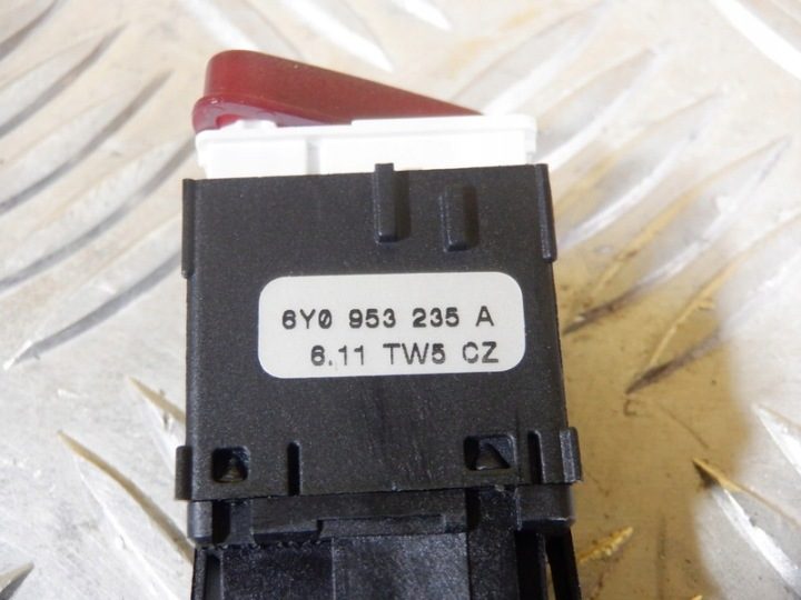 VW T5 T6 кнопка аварийной сигнализации 6Y0953235A, фото 4
