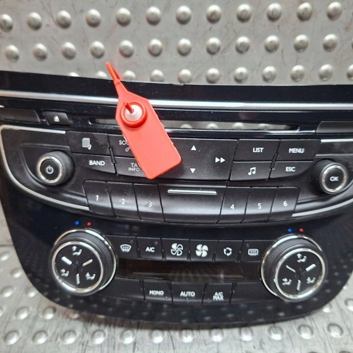 ПАНЕЛЬ МАГНИТОЛЫ КОНДИЦИОНЕРА 96656641XZ PEUGEOT 508 2010-, фото 2