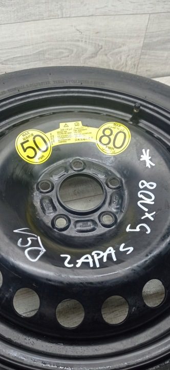 Volvo V50 S40 5X108 R16 колесо запасное докатка, фото 4