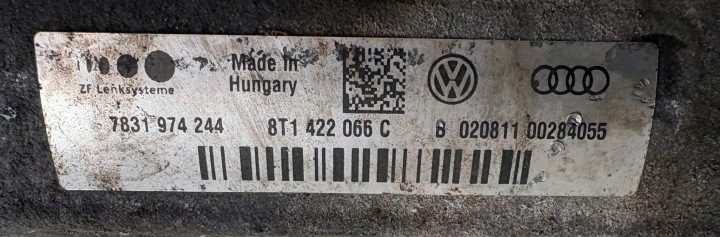 AUDI A4 B8 РУЛЕВАЯ РЕЙКА ЕВРОПА, фото 5
