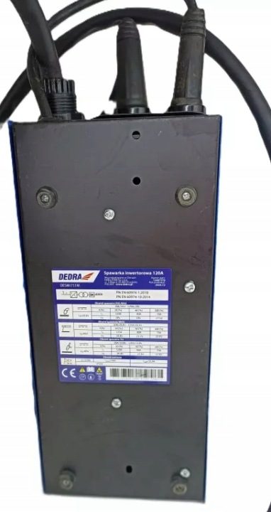Сварочный инвертор MMA IGBT DEDRA 120A Spawanie Полуавтомат MIG/MAG TIG, фото 5