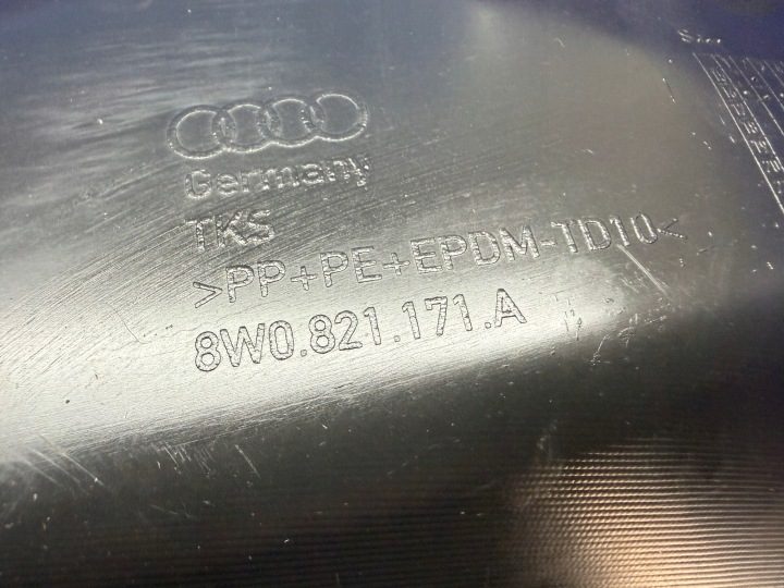 AUDI A4 B9 8W ПОДКРЫЛОК В СБОРЕ ЛЕВЫЙ ПЕРЕДНИЙ 8W0821171A, фото 7