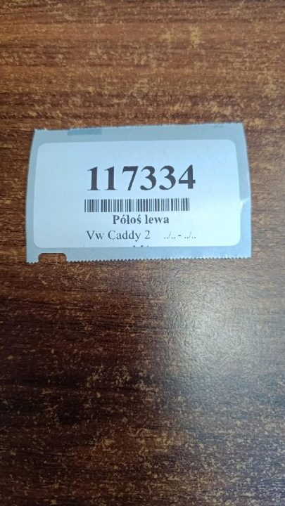 VW CADDY II SEAT INCA ПОЛУОСЬ ЛЕВАЯ 1,9 ДИЗЕЛЬ, фото 6