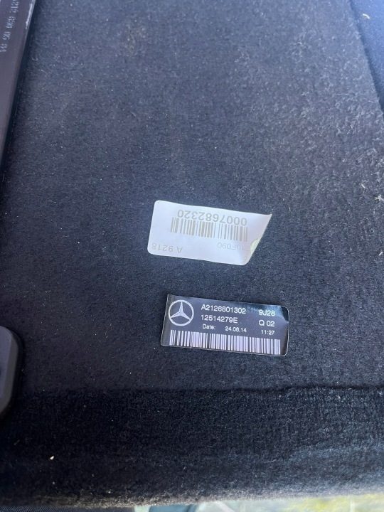 MERCEDES E КЛАСС W212 ПЛАСТИНА ПОЛ БАГАЖНИКА A2126801302, фото 3