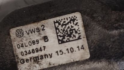 ТОПЛИВНАЯ РАМПА AUDI VW SEAT SKODA 1.6 2.0 TDI CLHA CLHC CLHB 04L089B, фото 2