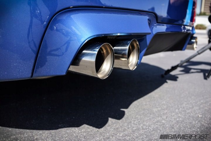 BMW M5 F10 Насадки глушителя Akrapovic Tytan Performance, фото 4