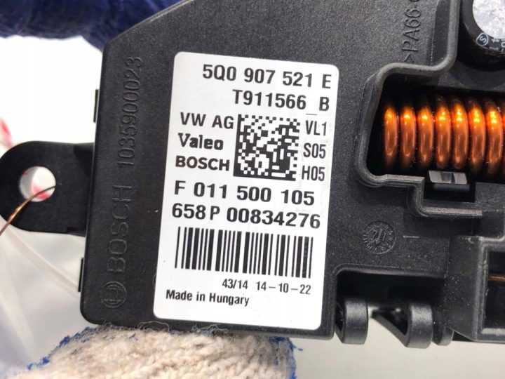 РЕЗИСТОР ПЕЧКИ ВОЗДУХА VW PASSAT B8 5Q0907521E, фото 3