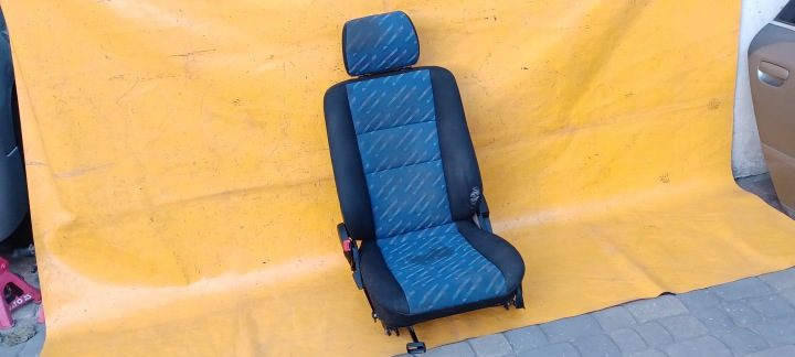 СИДЕНЬЕ ЛЕВОЕ ПЕРЕДНЕЕ MERCEDES W202 95-00r NIEBIESKO ЧЕРНОЕ ., фото 2