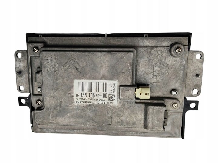ДИСПЛЕЙ МАГНИТОЛЫ НАВИГАЦИИ GPS CITROEN C4 II B7 DS4 9813810680, фото 4